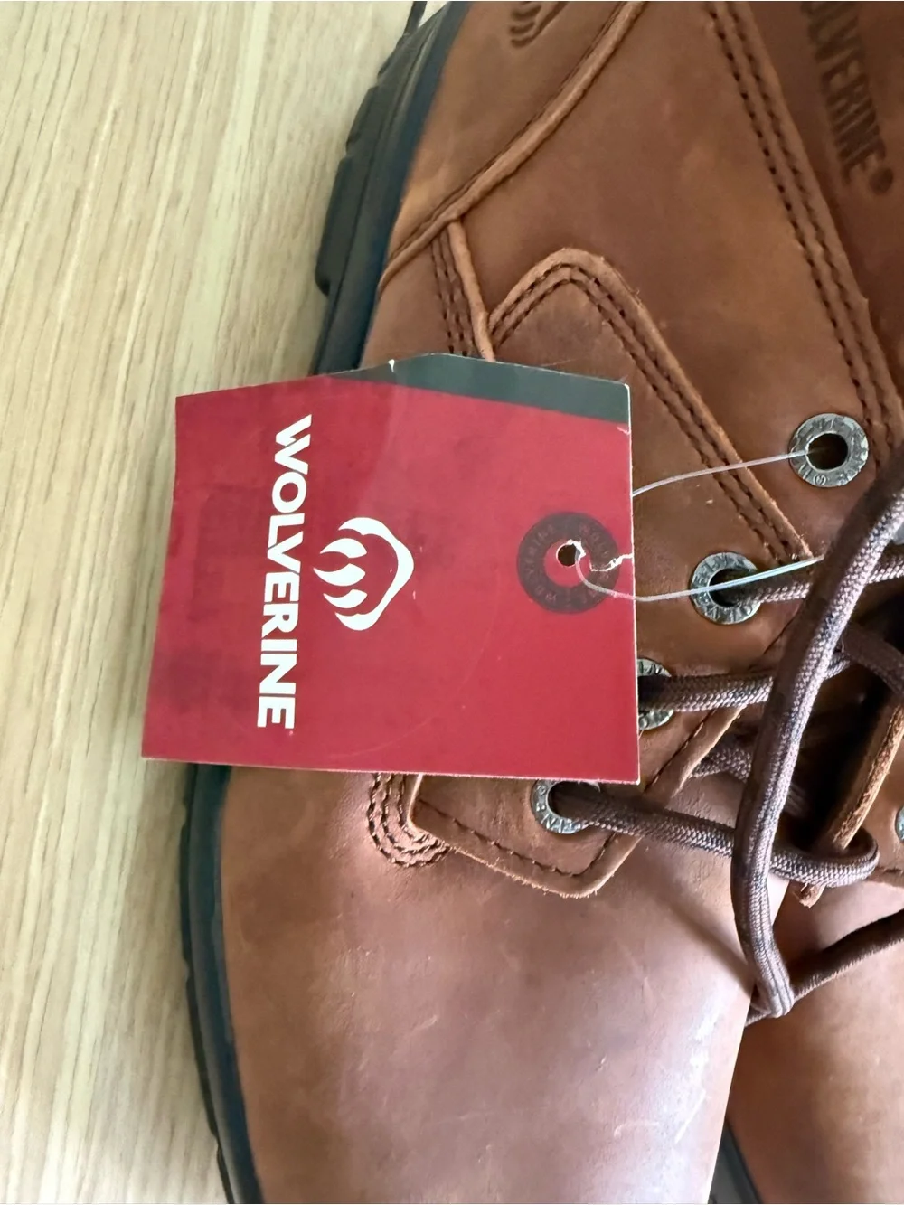 Wolverine Men's Brown Lace-Up Work Boots